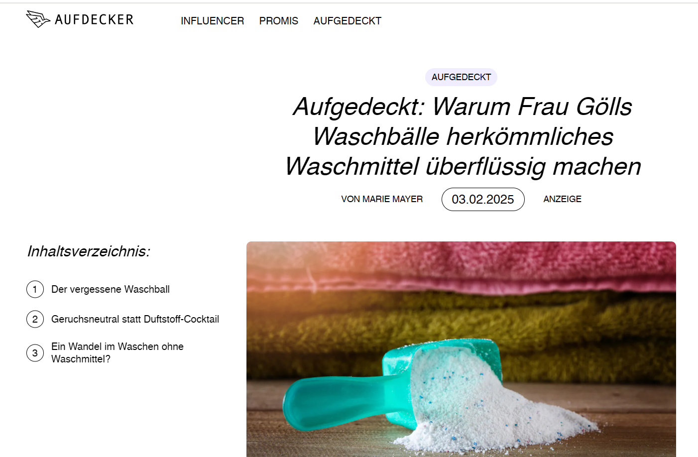 Frau Göll im Aufdecker.com