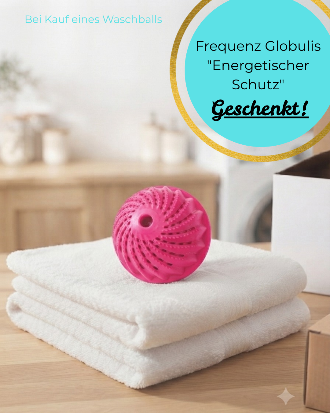 Waschball- Waschen ohne Waschmittel - in Pink