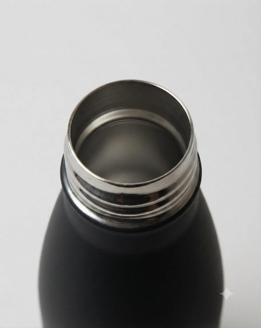 Ecofiltro Isolierflasche schwarz 500ml