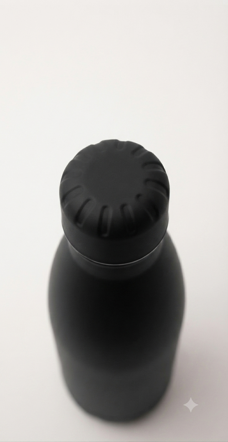 Ecofiltro Isolierflasche schwarz 500ml