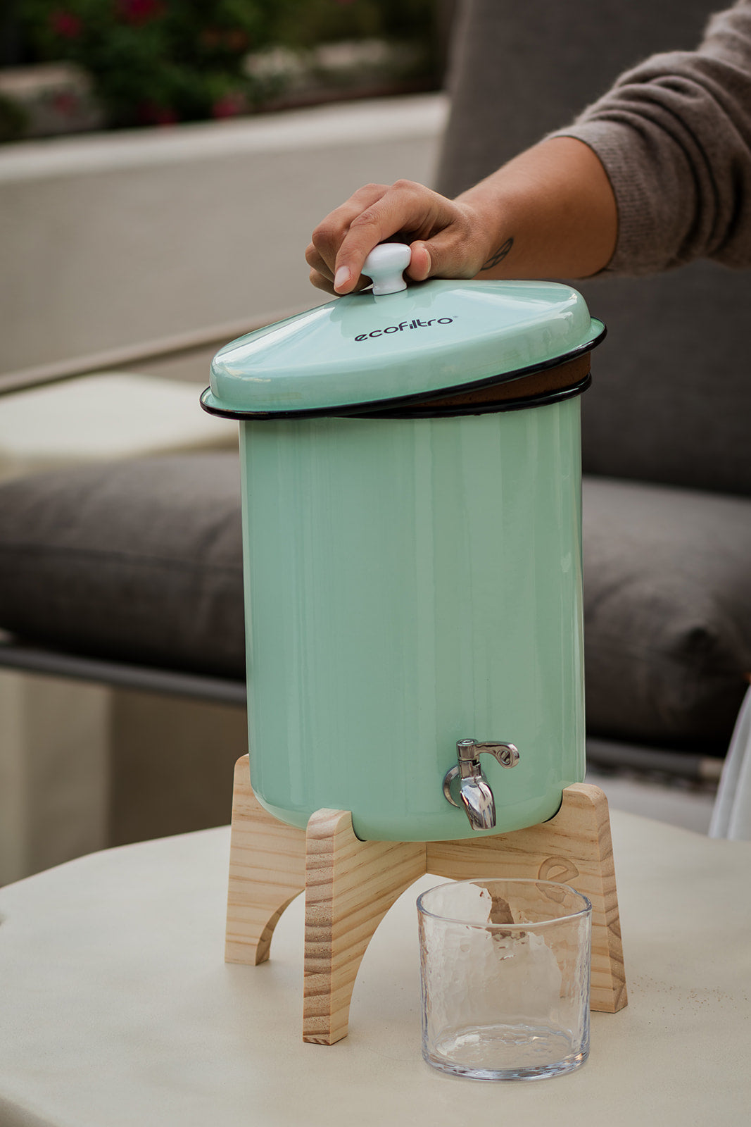 Ecofiltro Wasserfilter 5L - Mintgrün
