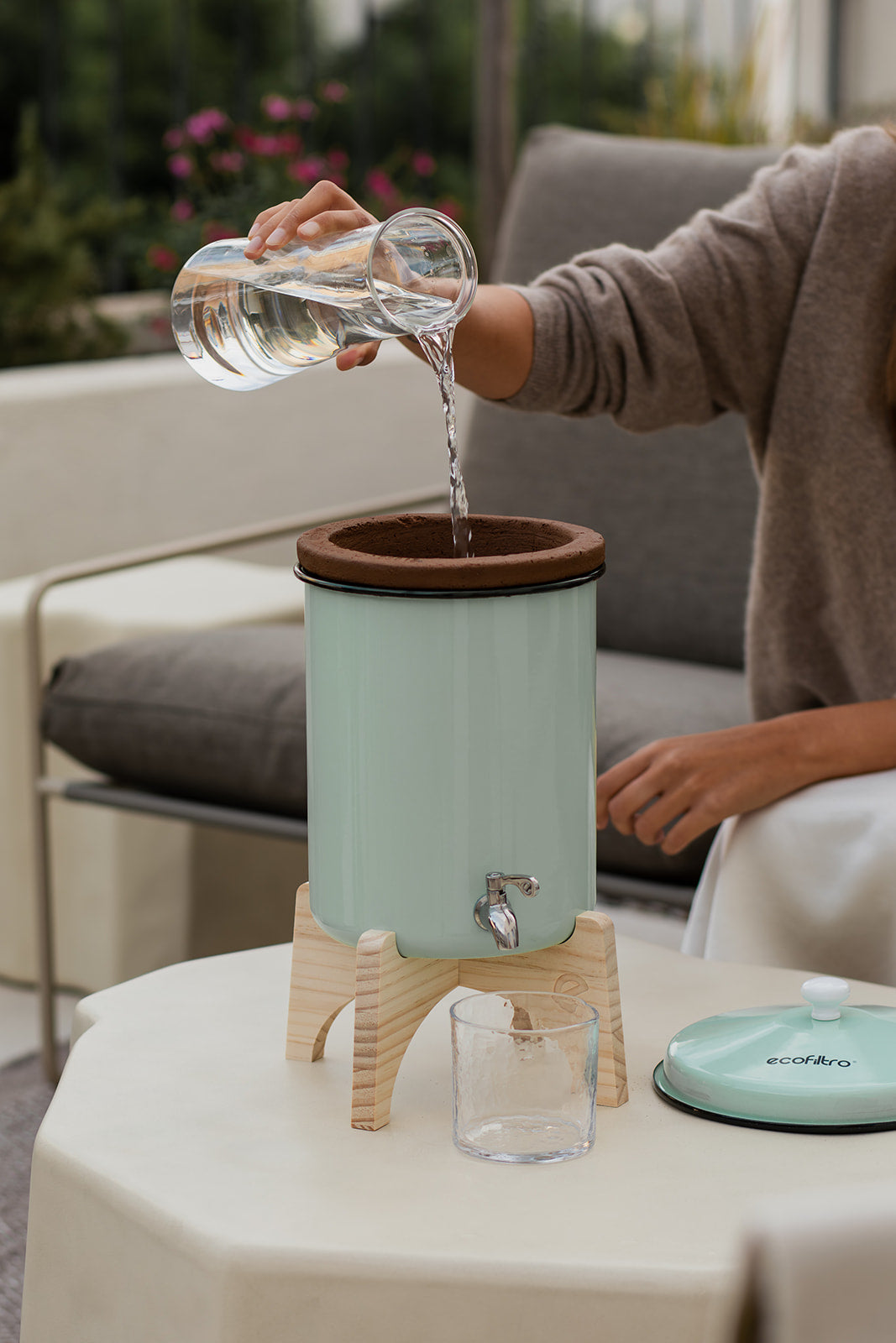 Ecofiltro Wasserfilter 5L - Mintgrün