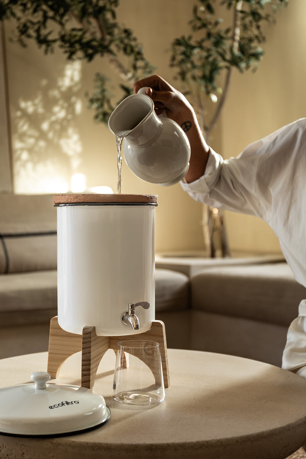 Ecofiltro Wasserfilter 5L - Weiß