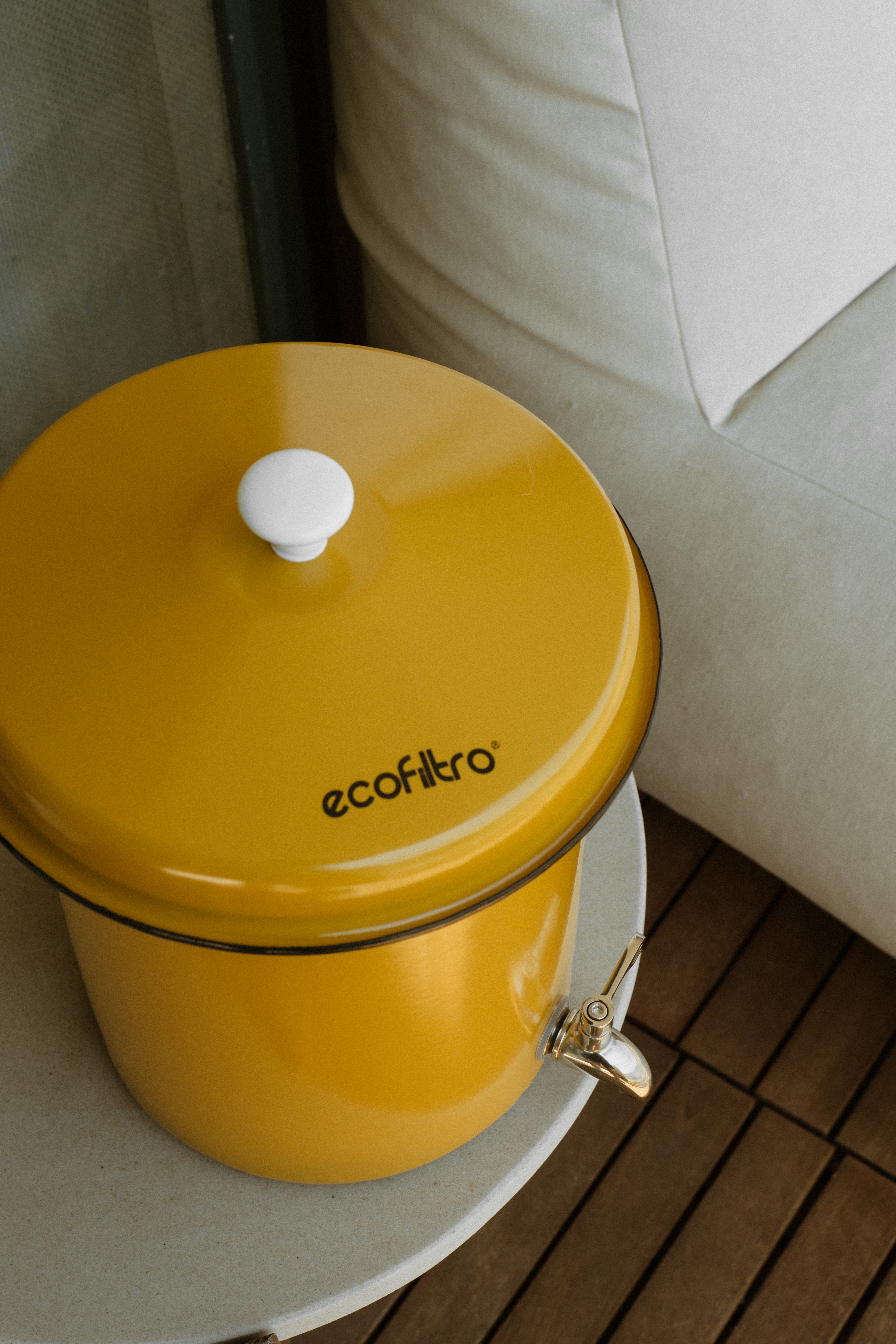 Ecofiltro Wasserfilter 5L - Senfgelb