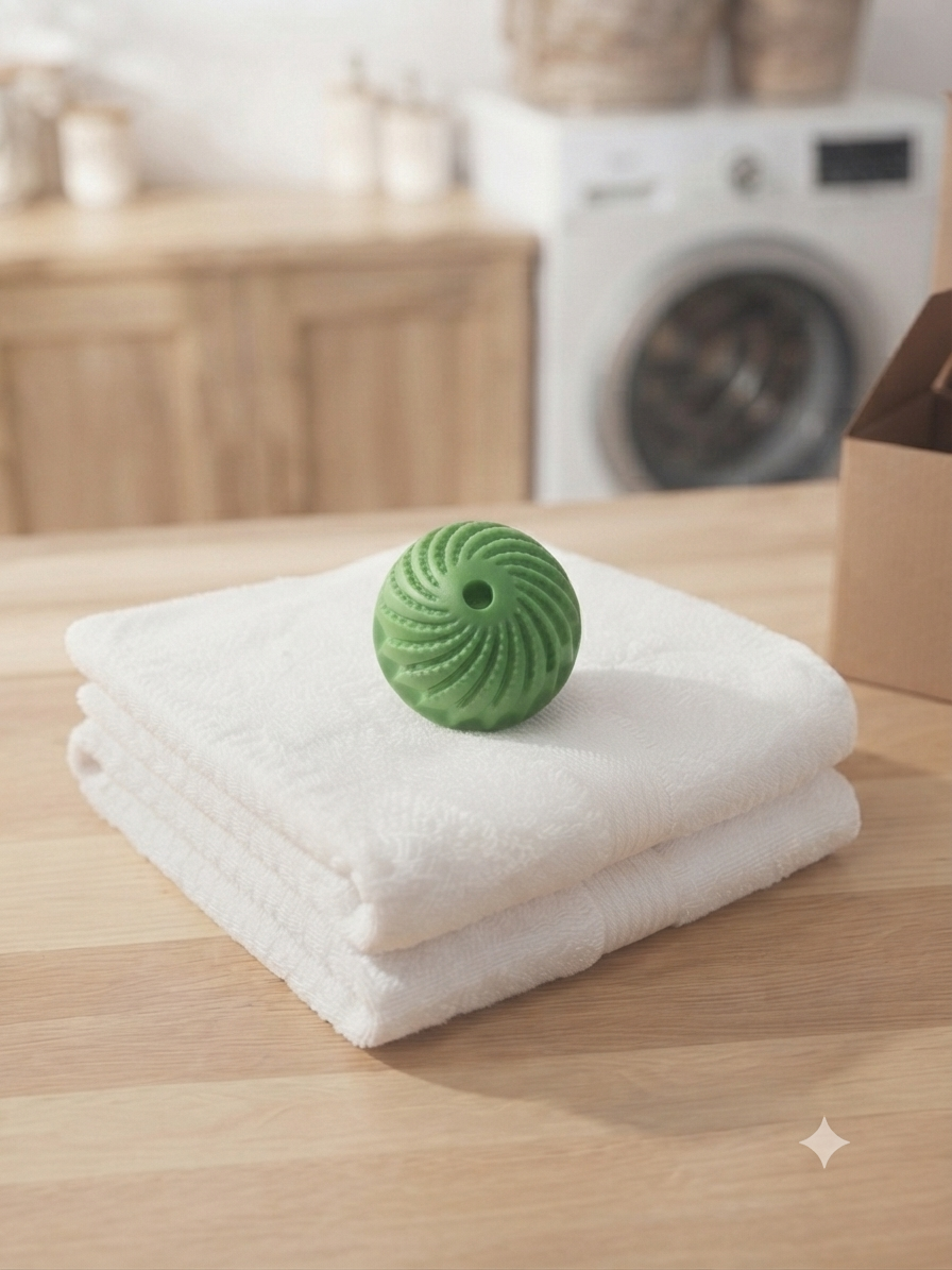 Washing Ball - Washing without Detergent - in Green