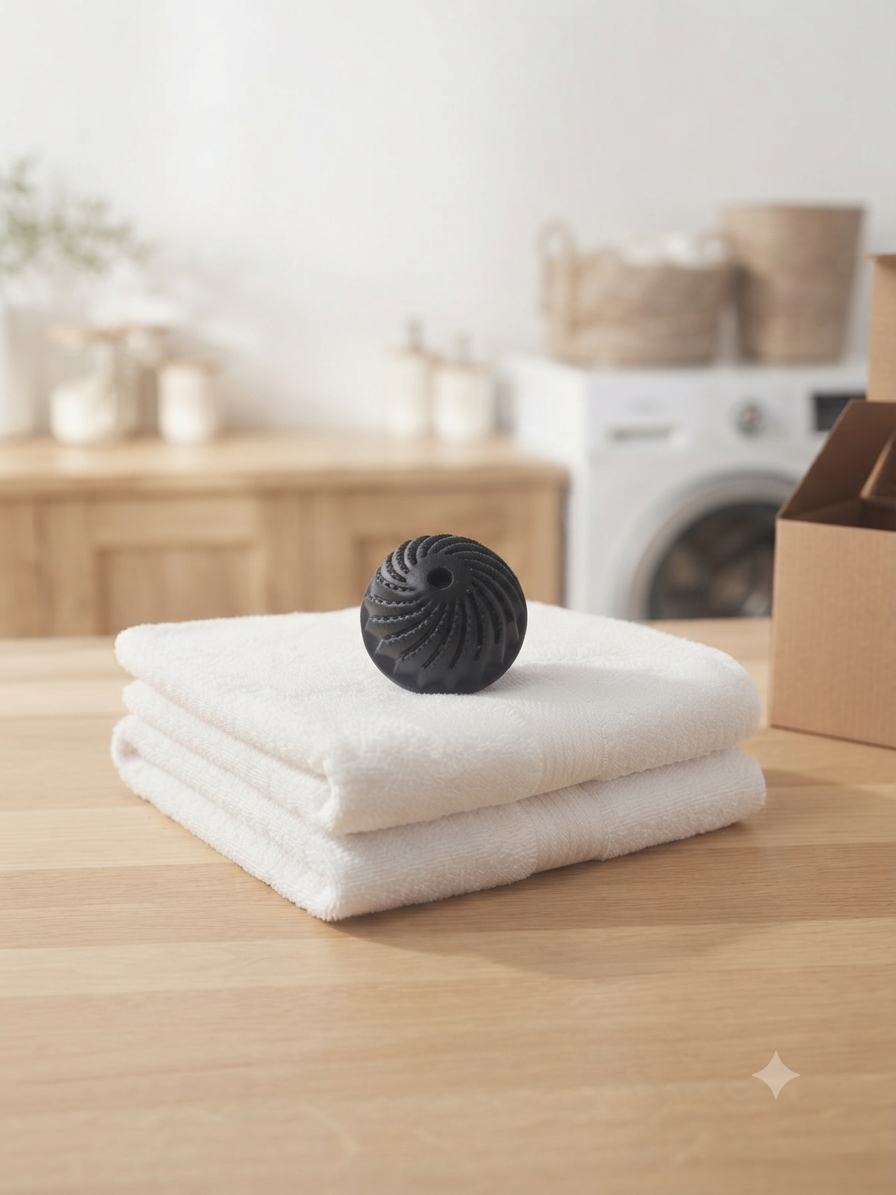 Waschball- Waschen ohne Waschmittel - in Schwarz