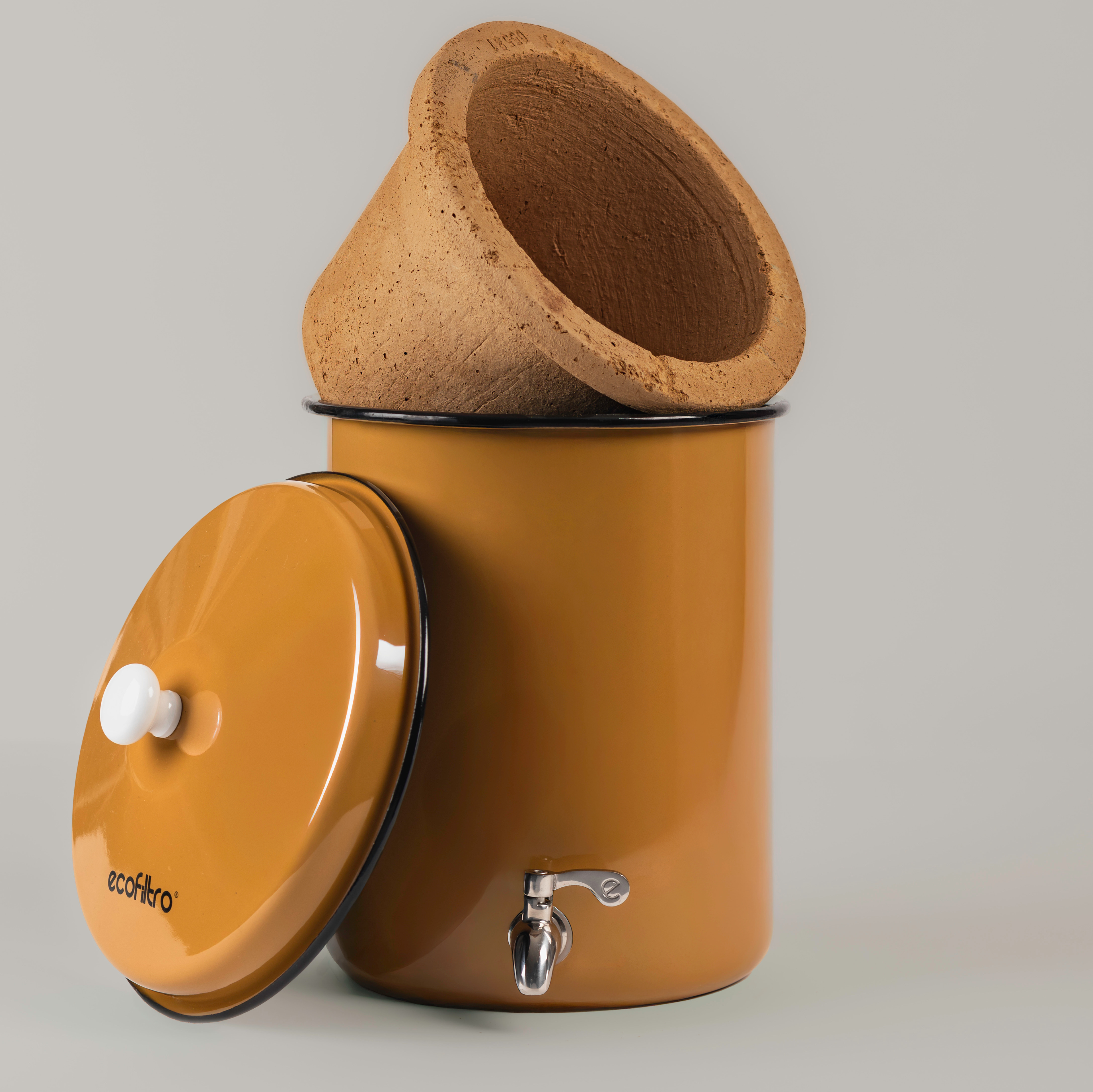 Ecofiltro Wasserfilter 5L - Senfgelb