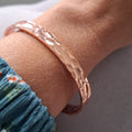 Kupferarmband - Hammerschlag