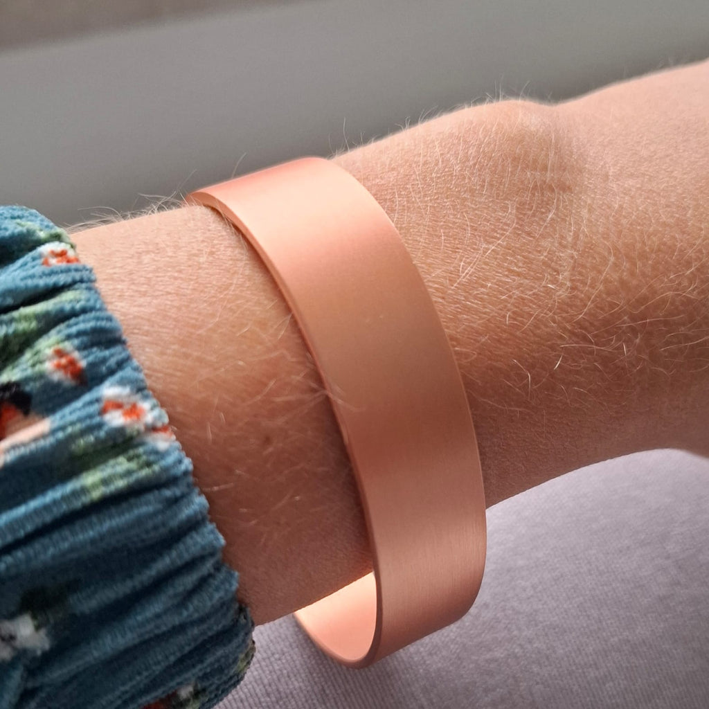 Kupferarmband - breit/für Männer