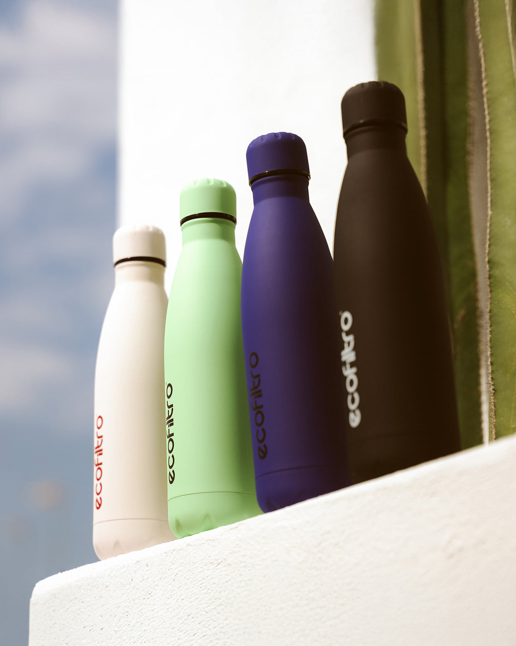 Ecofiltro Isolierflasche schwarz 500ml